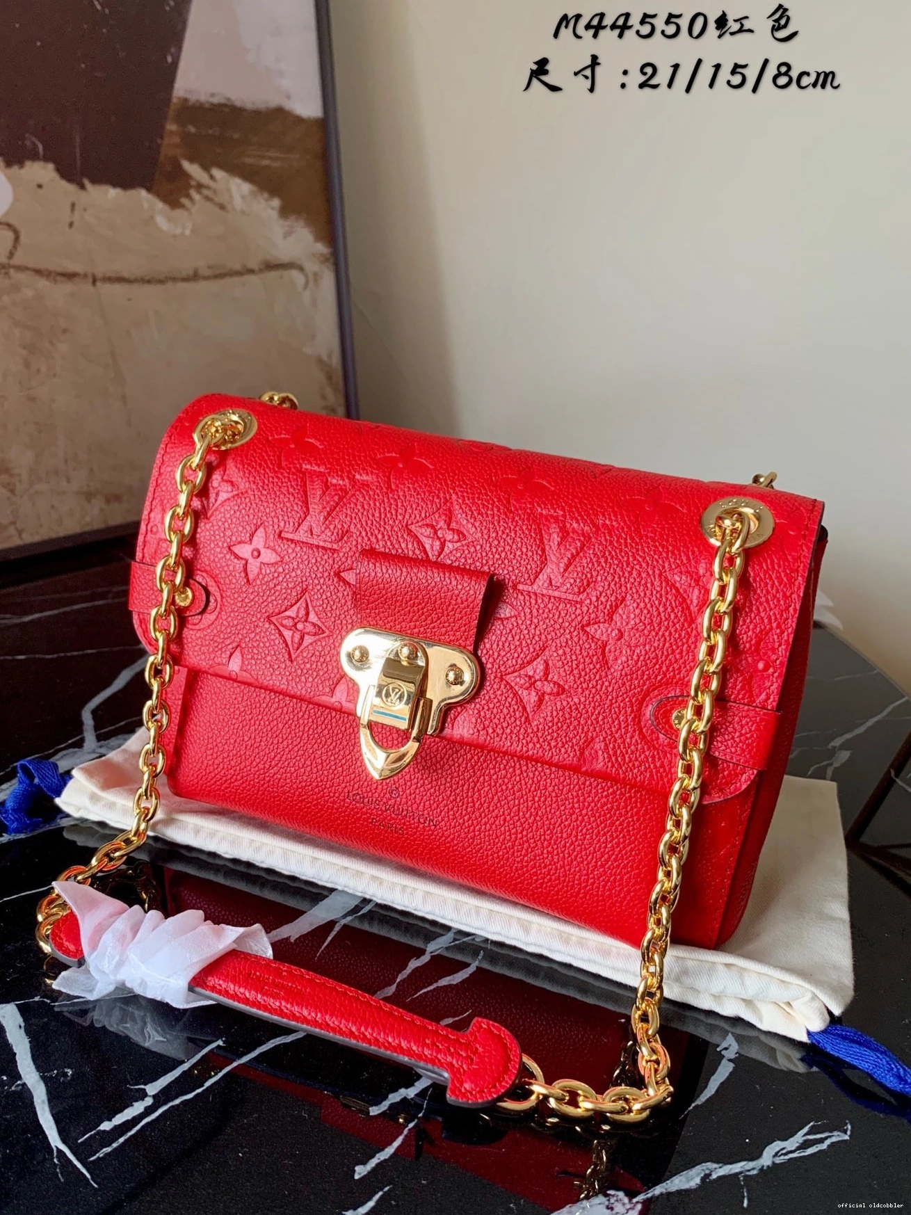 Official oldcobbler VUITTON VAVIN LOUIS BB 0825